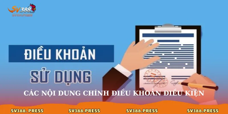 Điều khoản và điều kiện 2 Các nội dung chính điều khoản điều kiện